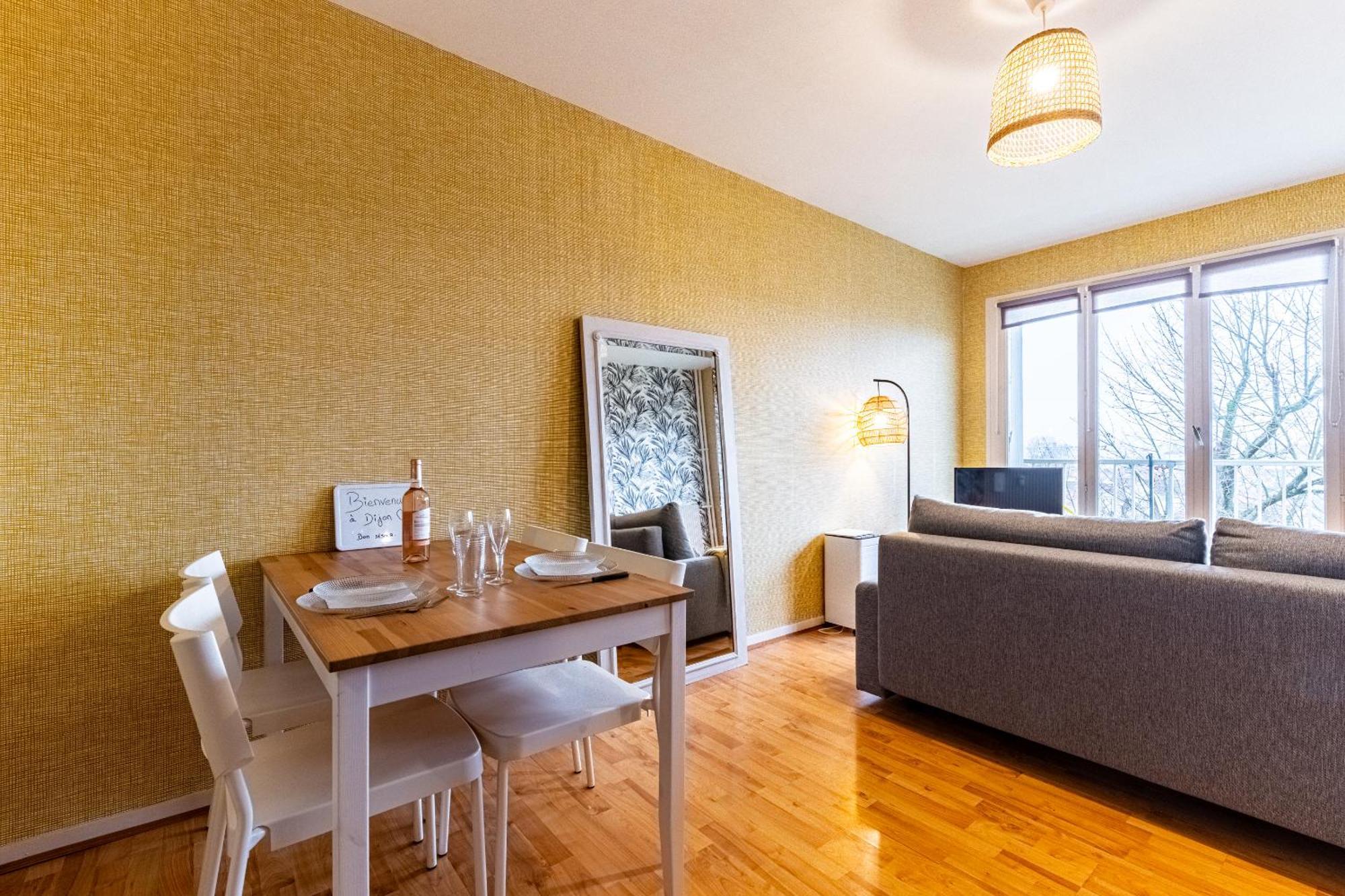 Appartement Parking Dijon Proche Centre Wilson 외부 사진